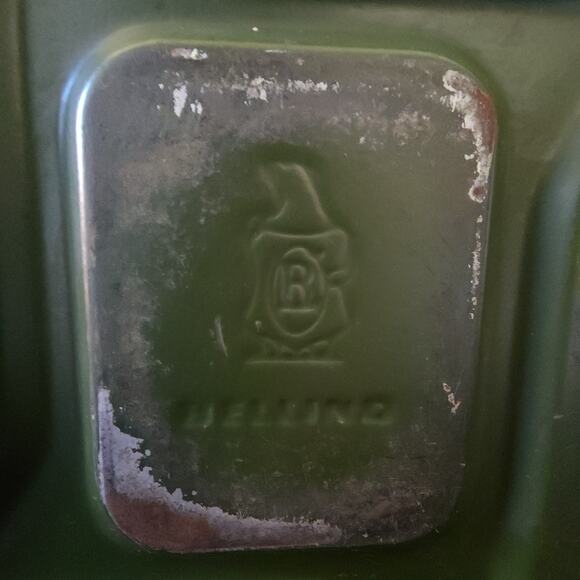 Vintage 1991 Bund 20L 5 Gallon Military Green Jerry Liquid Can Tank by Bellino - Picture 4 of 12